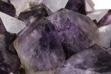 Deep Purple Amethyst Crystal Cluster With Huge Crystals #223294-4